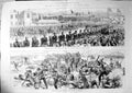 Antique Old Print War Egypt Entry Khedive Cairo Highland Light Infantry 1882