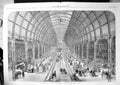 Antique Print Manchester Art Treasure Exhibition Great Hall Sculpture 1857