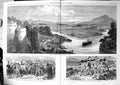 Antique Print War Valley Moselle Metz French Prisoners Bavarian Worth 1870
