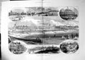 Old Antique Print Ostend And New Assembly Rooms View From Sea Park 1884 19th