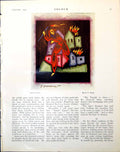 Antique Print Coloured Etching Eo Hoppe Pescatore Il Grado E Del Neri 1921 20th