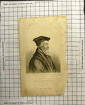Antique Old Print Portrait Hugh Latimer Published Seeley & Son London C1826