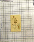 Old Illustrated French Family And God'S Love Card Flowers Mother Child