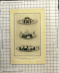 Antique Old Print Vanilla Bavaroise Peach Jelly Monaco Moulds Liqueur Jelly