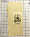 Antique Print Man Met Hard Times Title Deeds Christmas Boxes Little T Shop