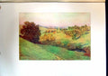 Original Old Antique Print View Bathford Somerset England Landscape Colour