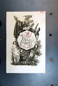 Original Old Antique Print Map Marne Mezieres
