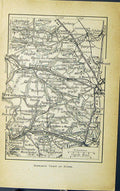 Original Old Antique Print Map Braisne Banlieue Reims Epernay