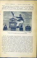Original Old Antique Print Dosage Champagne Dans Caves Reims Man Working