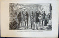 Old 1880 Human Races Humaines Figuier Indigenes Neo-Caledoniens D'Apr Victorian