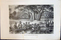 Old 1880 Human Races Humaines Figuier Musiciens Des Bords Zambese Afr Victorian