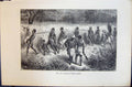 Old Convoi De Negres Captifs Negro Prisoners 1880 Human Races Humaine Victorian