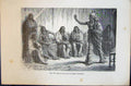 Old 1880 Human Races Humaines Figuier Conseil Tenu Par Indiens Corbea Victorian