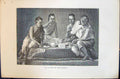 Old Diner Dames Siamoises Ladies Dinner 1880 Human Races Humaines Fig Victorian