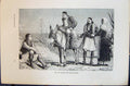 Old Paysans Des Iles Grecques Travellers Donkey 1880 Human Races Huma Victorian