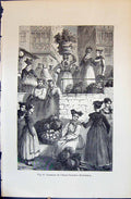 Old Costumes L'Alsace Lorraine Strasbourg 1880 Human Races Humaines F Victorian