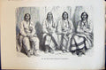 Old 1880 Human Races Humaines Figuier Chefs Indiens Chayennes Arrapah Victorian