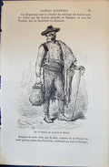 Old Paysan Des Environs Madrid Spanish Man 1880 Human Races Humaines Victorian