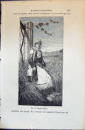 Antique Print Femme D'Egine Lady Costume 1880 Human Races Humaines Figuier 19th