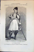 Old 1880 Human Races Humaines Figuier Un Depute D'Arcadie Man Costume Victorian