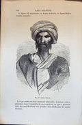 Old Print 1880 Human Races Humaines Figuier Arabe Bedouin Travelling Man 19th