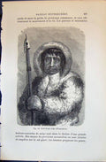 Old Chef D'Une Tribu D'Esquimaux Esquimaux 1880 Human Races Humaines Victorian