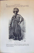 Old Antique Print Bey Turc Man Costume 1880 Human Races Humaines Figuier 19th