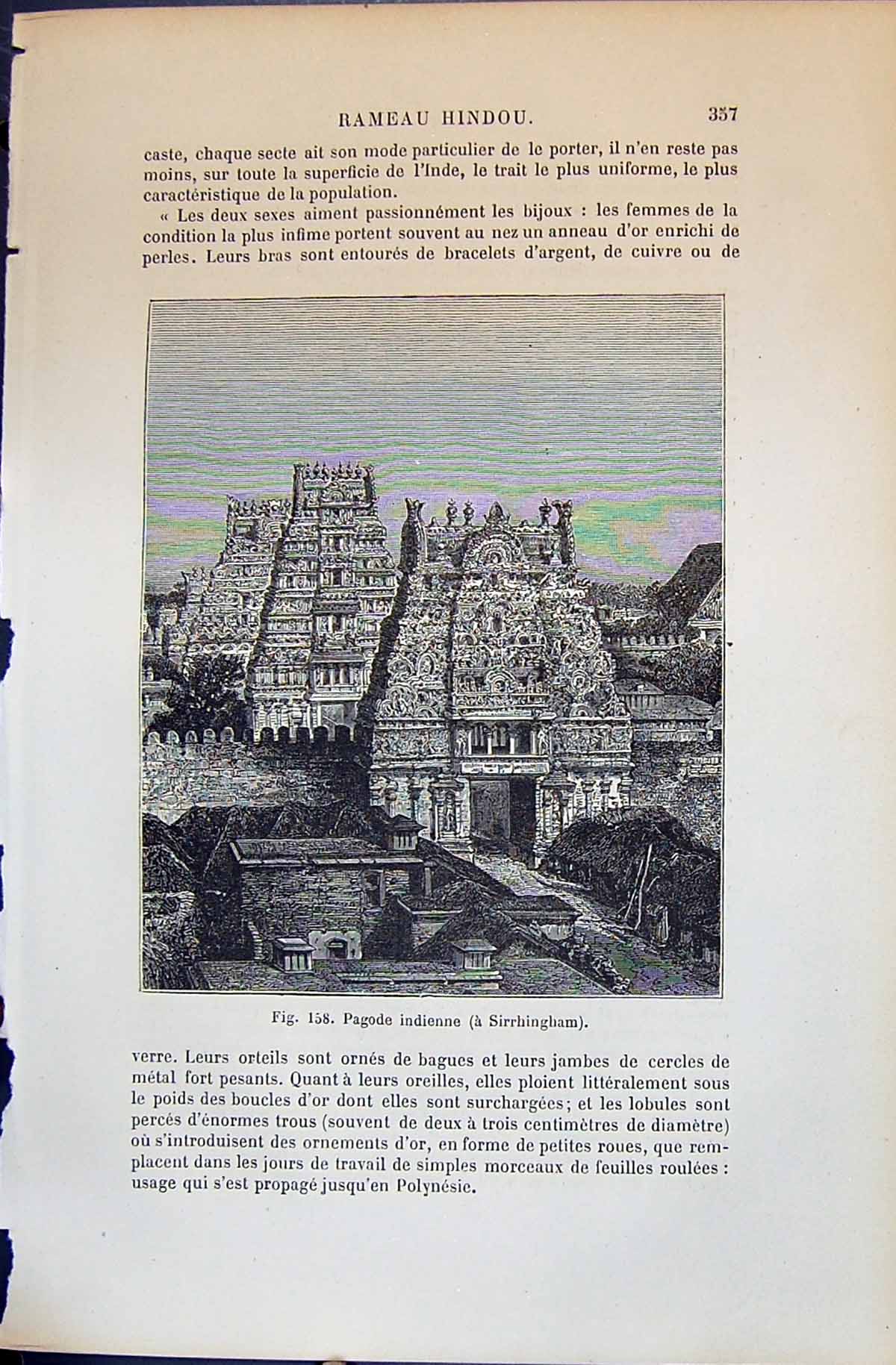 Old Pagode Indienne Sirrhingham Architecture 1880 Human Races Humaine Victorian