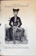 Old L'Empereur De Java Man Uniform 1880 Human Races Humaines Figuier Victorian