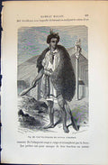 Old Chef Neo-Zelandais Des Environs D'Aukland 1880 Human Races Humain Victorian