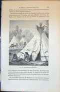 Old Camp D'Indiens Comanches Indians 1880 Human Races Humaines Figuie Victorian