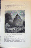 Old Village D'Hienghene Dans Nouvelle-Caledonie 1880 Human Races Huma Victorian