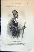 Old Amadou Roi De Segou Jeuen Fille Fellane Lady 1880 Human Races Hum 19th