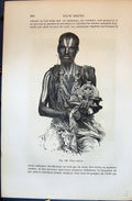 Old Fakir Indien Marchands Coton Bombay India 1880 Human Races Humain 19th