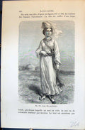 Old Jeune Fille Turcomane Turcoman Lady Man 1880 Human Races Humaines 19th