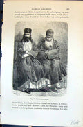 Old Print Petres Armeniens Ossete Man 1880 Human Races Humaines Figuier 19th