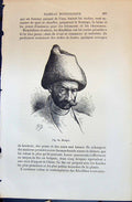 Old Antique Print Portrait Mongol Man 1880 Human Races Humaines Figuier 19th