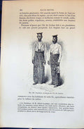 Old Chinghalais Habitants Ceylan People 1880 Human Races Humaines Fig Victorian