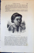 Old 1880 Human Races Humaines Figuier Natureal Des Island Sandwich Wo Victorian
