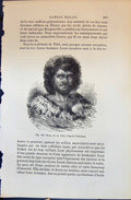 Old Otoo Roi Taiti D'Apres Pritchard 1880 Human Races Humaines Figuie Victorian
