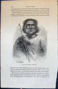 Old Indigene Australien Australia Man 1880 Human Races Humaines Figui Victorian