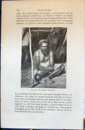 Old Noir Indigene D'Australie Australia Man 1880 Human Races Humaines Victorian