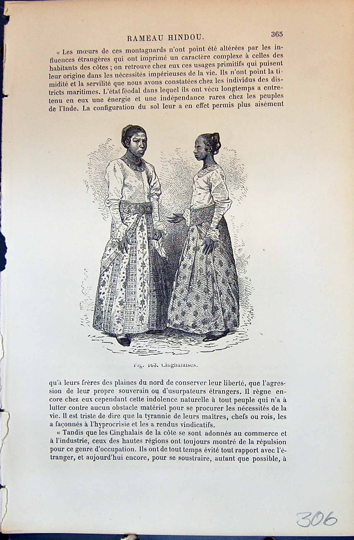 Old Women Cinghalais Pretres Brune Men 1880 Human Races Humaines Figu 19th