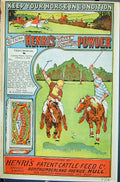 Old Badminton Magazine 1901 Henri'S Patent Cattle Feed Northumberland Victorian