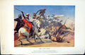 Old Print Badminton Magazine 1901 Colour Lion Hunting Horses Camel Sport 20th