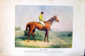 Antique Old Print Badminton Magazine 1901 Shotover Horse Racing Sport Jockey