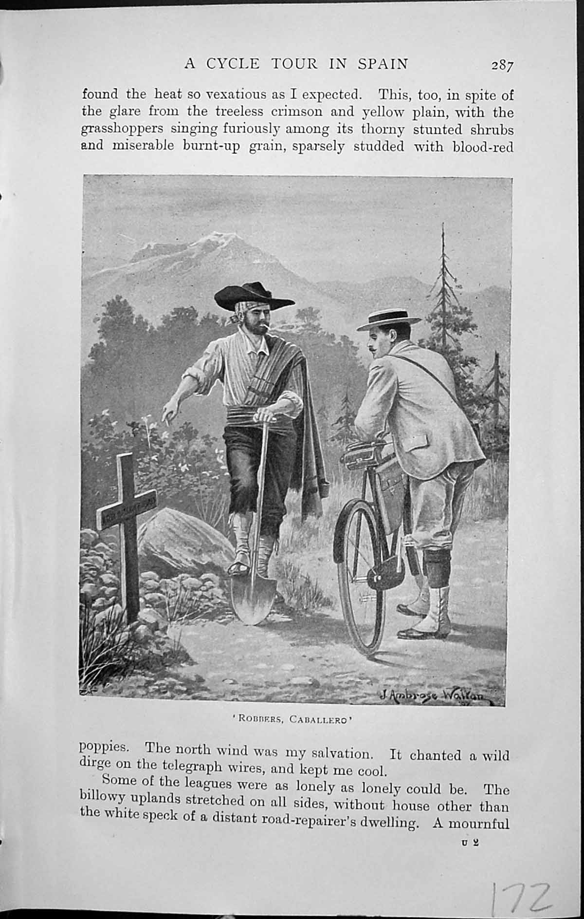 Old Badminton Magazine 1903 Cycle Tour Spain Robbers Caballero Men Mo 20th