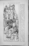 Old Antique Print Badminton Magazine 1903 Coaching Days Horses Transport 20th