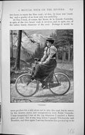 Old Badminton Magazine 1903 Bicycle Tour Riviera Beautiful Lady Coast 20th