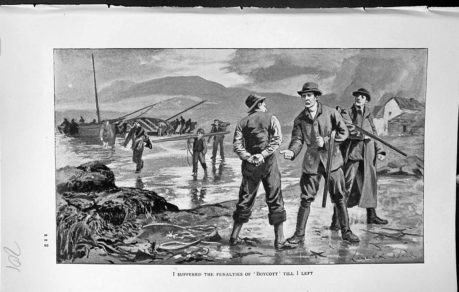 Old Badminton Magazine 1903 Men Hunting Shooting Boat Wreck Boycott I 20th